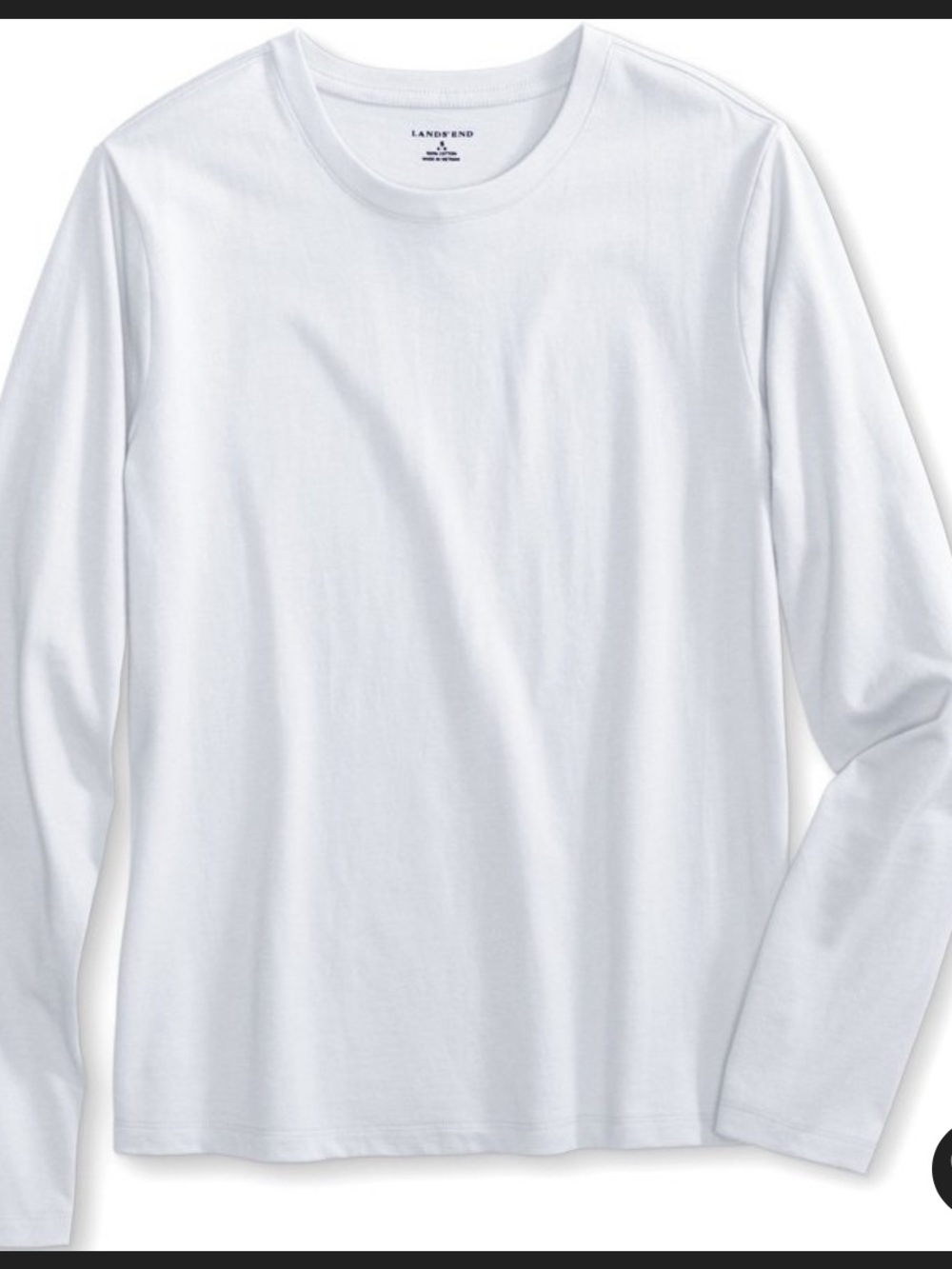 Lands' End Kids Crewneck Long Sleeve Tee